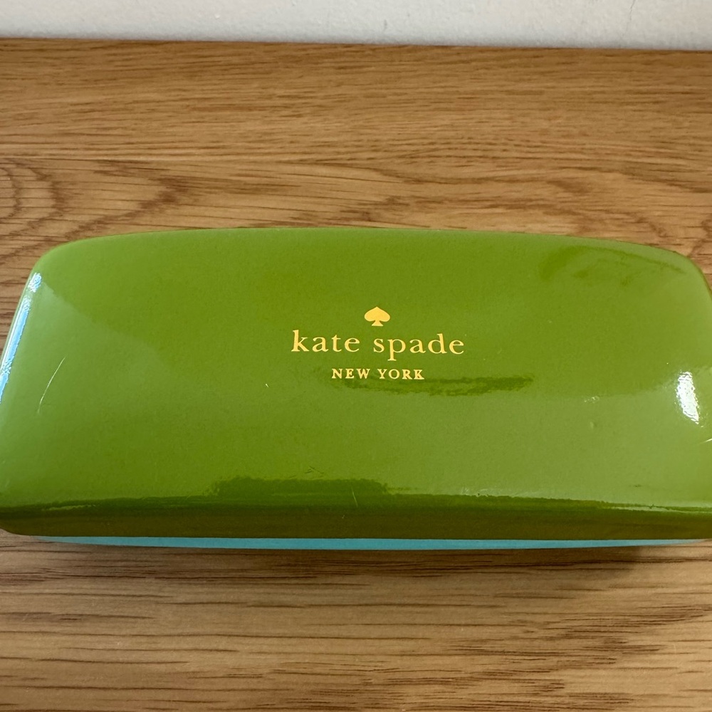 Kate Spade Vibrant Green Case with Gold Logo